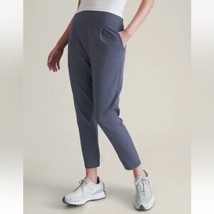 Athleta Elation Jogger Pant Granite Blue  Athleisure Casual Women’s Size Small